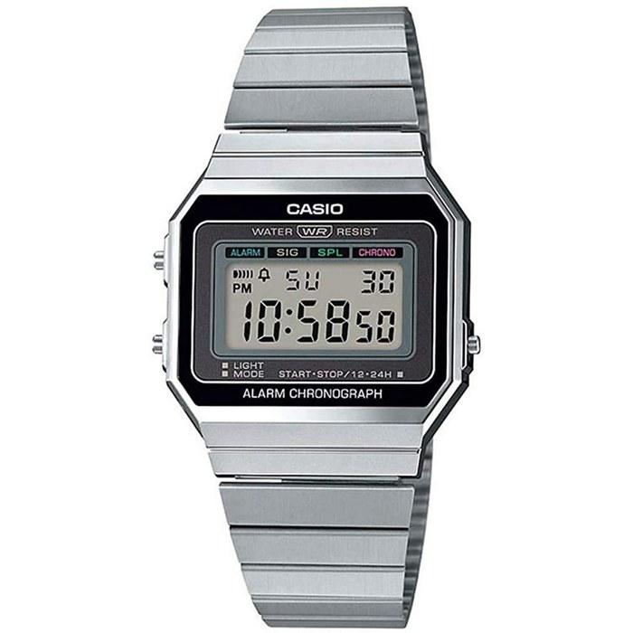 Casio Digital Watch Vintage Series A700W-1A Silver