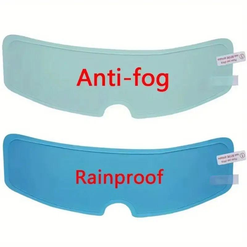 

1 Motorcycle Helmet Anti Fog Film And Rainproof Transparent Patch Film - Durable Nano Coating Sticker, Improves Visibility
