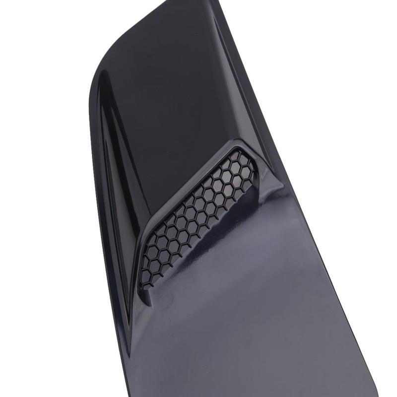 1 Pair Car Front Hood Air Flow Intake Trim Scoop Vent Guards Decor Fit for Ford Mustang 2015 2016 2017