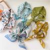 58cm Ladies Cotton Linen Handkerchief Neck Scarves Women Square Wraps Fresh Bandana Head Scarfs Small Neckerchief Bag Scarf