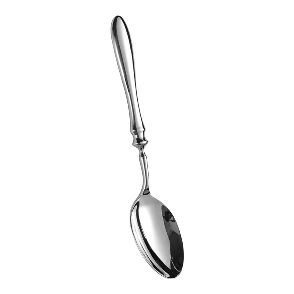Mirror Polish Dessert Spoon Kits Shell Shape Dining Tableware Luxury Cutlery Set Home Kitchen