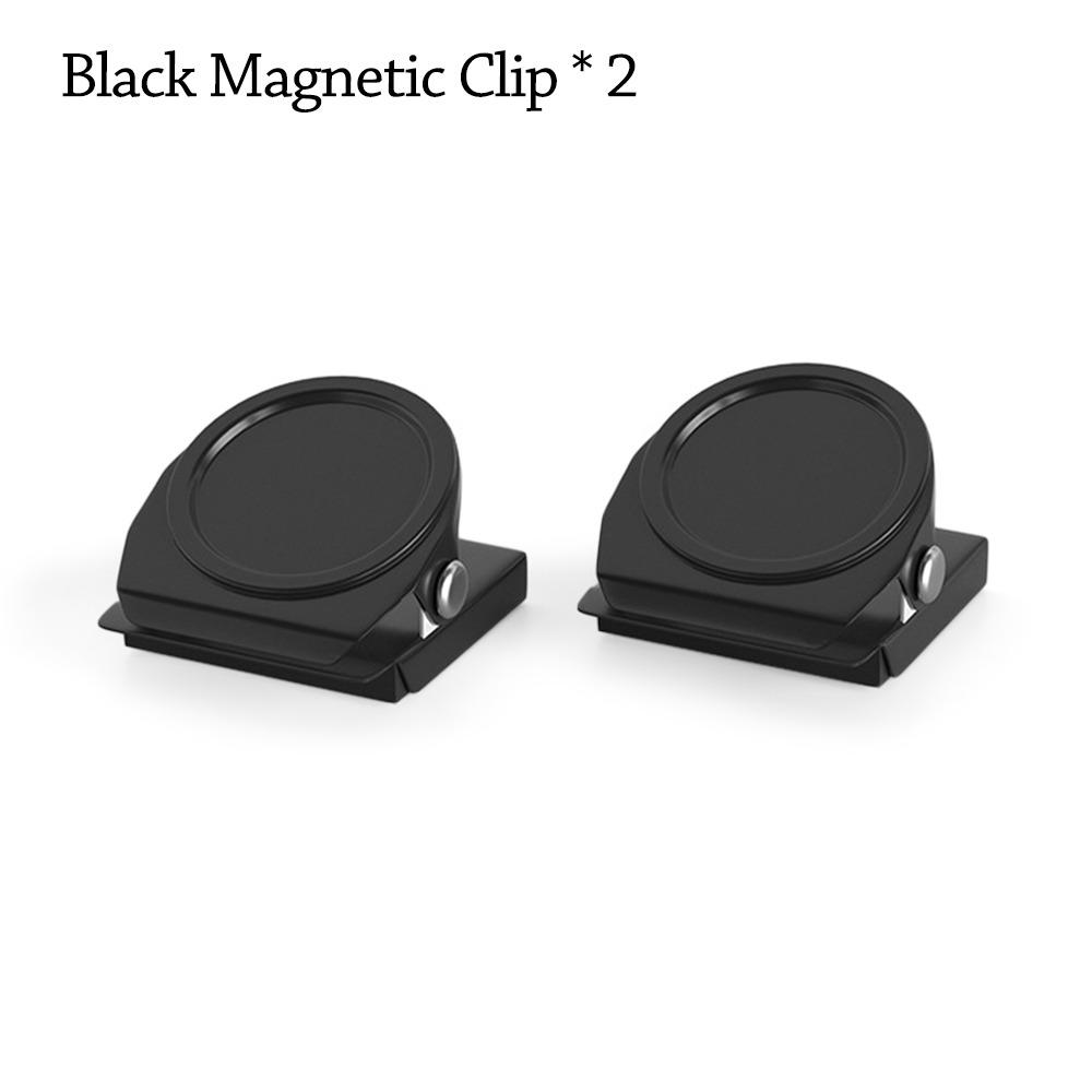 

Movable Magnetic Sticker Board Magnetic Clip Note Board Simple Desktop Memorandum Office Black Magnetic Clip * 2