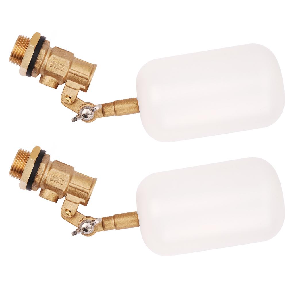 1/2-Zoll-Schwimmerventil, Wasserschwimmerventil für Teiche, Schwimmerventil mit automatischer Befüllung, für Viehtränken und Aquarien(1PCS)