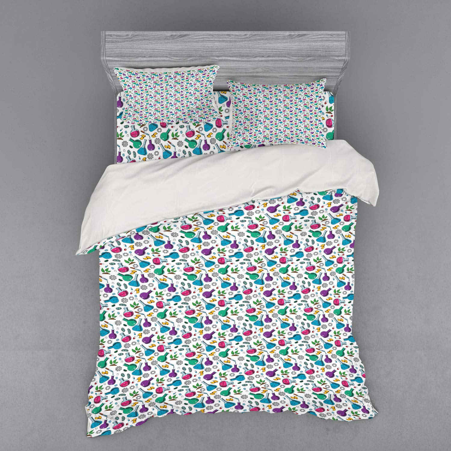 

Comforter Kids For Wanna Be Scientists Queen Size S Lightweight Down Room Decor 2 1 No Quilt Comforter (quilt)-EU Single(135*200cm)3pcs