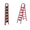 Red Multi-Functional Portable Indoor Folding Ladder: Lightweight, Thickened, Telescopic A-Frame - Ideal Housewarming Gift