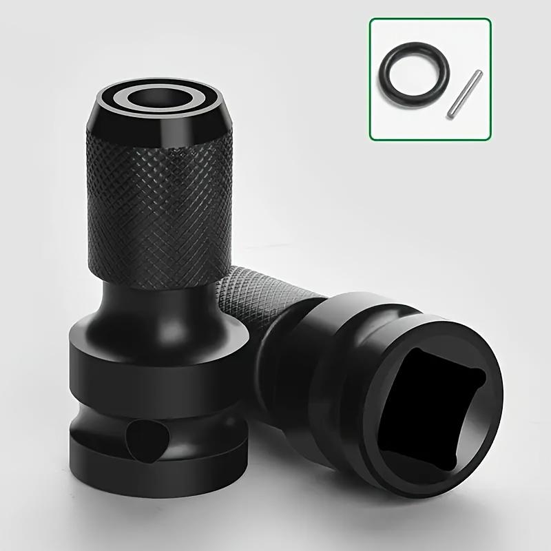 Adjustable Height Telescopic Electric Wrench with Drill Bit Chuck - Durable Chrome Vanadium Steel, Polished Finish, Hex Head, DIY & Home Use Tool