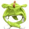 Winter Cartoon Dinosaur Doll Plush Hat, A Cute Hat With Ears That Move When Squeezed