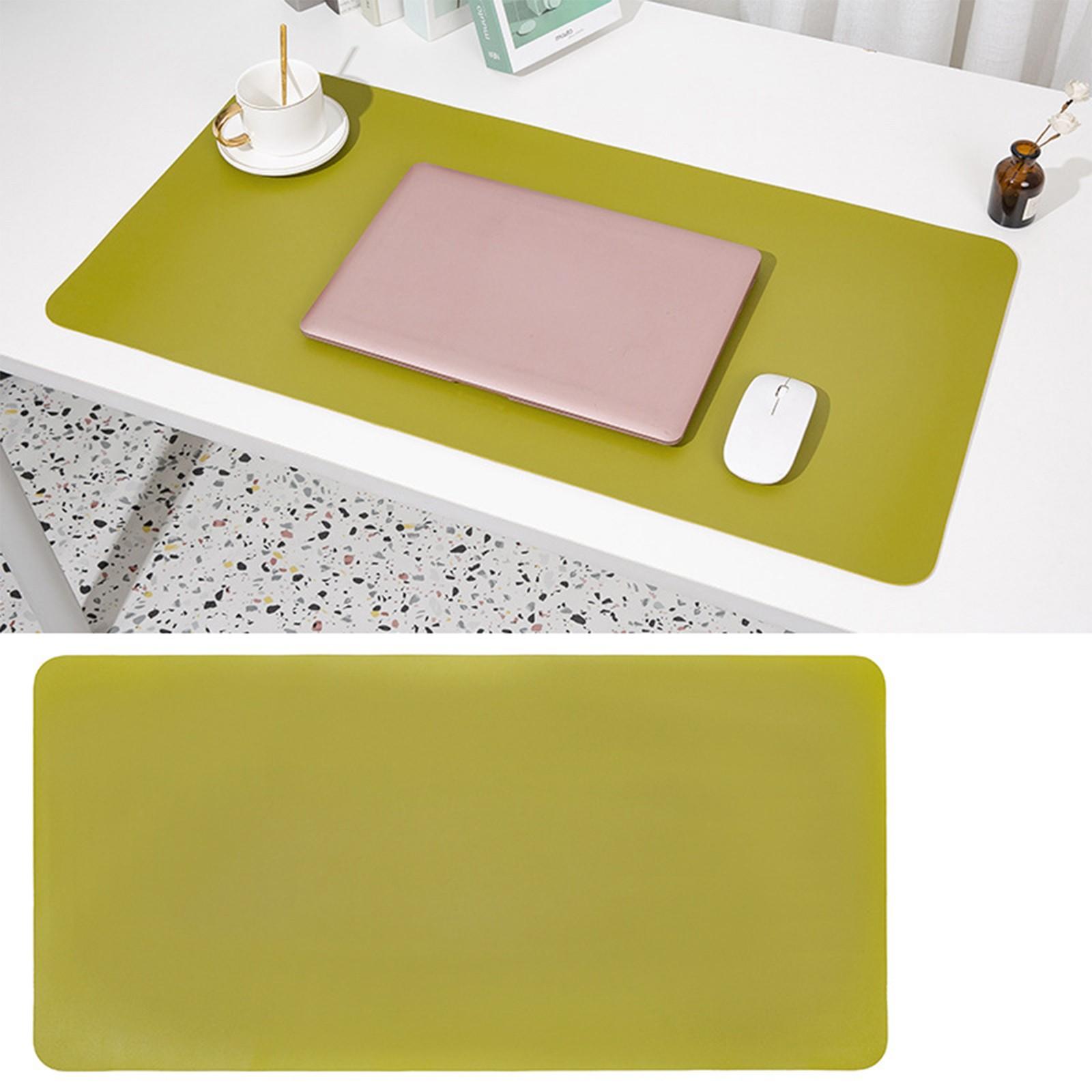 Single-sided Leather Desk Mat Color Wear-resistant Washable Desk Mat One Size