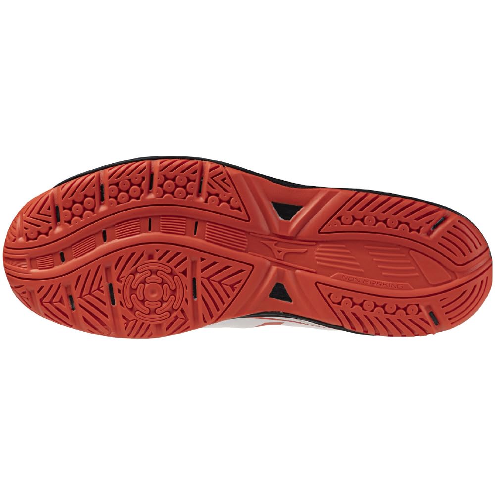 Badmintonschuhe Sky Blaster 4 Turnhalle Leichtgewichtige Dämpfung Einstieg Anfänger Weiß x Rot x Schwarz cm 3E [Mizuno] 26.5