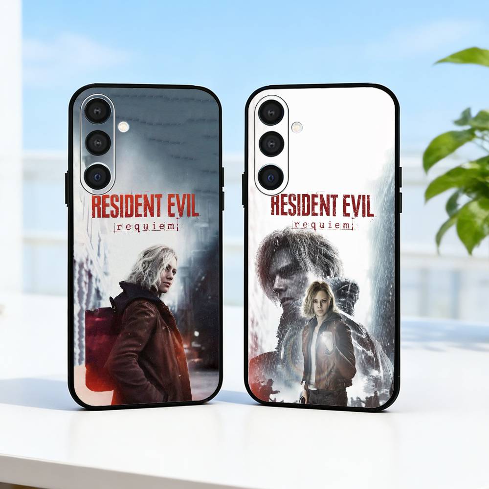 Game R-Resident E-Evil R-Requiem Phone Case For Samsung A73,72,71,53,52,51,22,91,80, Soft Black Cover