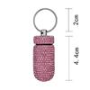 1Pc Diamond Car Storage Box Bottle Bling Organizer Hanging Pill Box for Auto Interior Key Ring Accessories