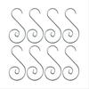 20Pcs S Shaped Metal Hook Xmas Tree Hook Hanging Pendants Christmas Decor Ornaments Hanger Hooks Home Party Accessories