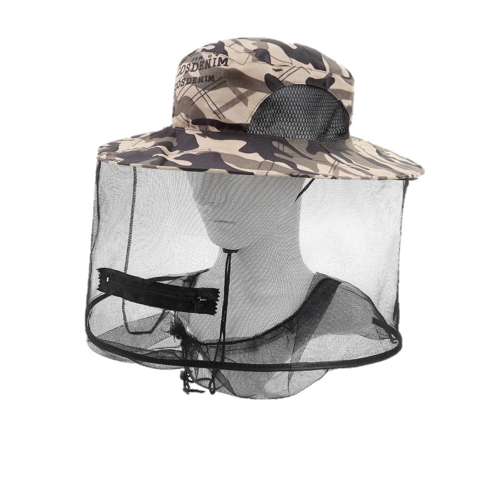 

Капелюх від комах з сіткою капелюх із застібкою-блискавкою від комах сонце ферма садівництво [EBISSY] [Рибальське місце] відлякувач, захист/на відкритому повітрі, робота, (сірий