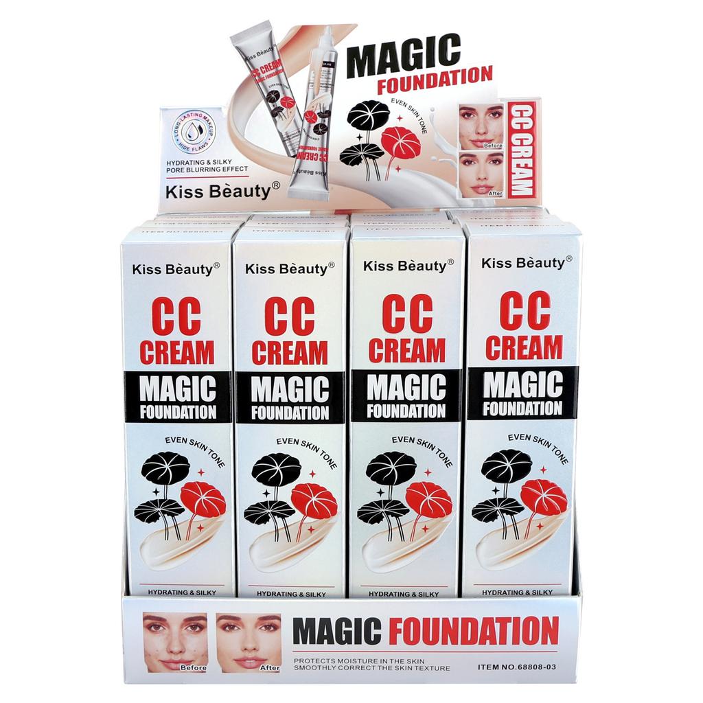 Kiss beauty foundation cc cream brightening complexion concealer natural moisturizing foundation