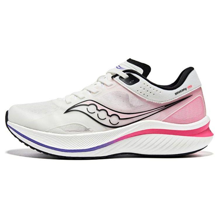 SAUCONY Slay Comfortable Shock Absorption Durable Breathable Rebound Low-Top Marathon Running Shoes Unisex Running Shoes White Pink S28192-15