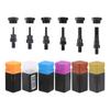 Hand Rivet Nut Tool Kit Hand Blind Riveter with 6Pcs Rivet Nuts Rivet Nut Gun Riveting Tools and Nose Pieces