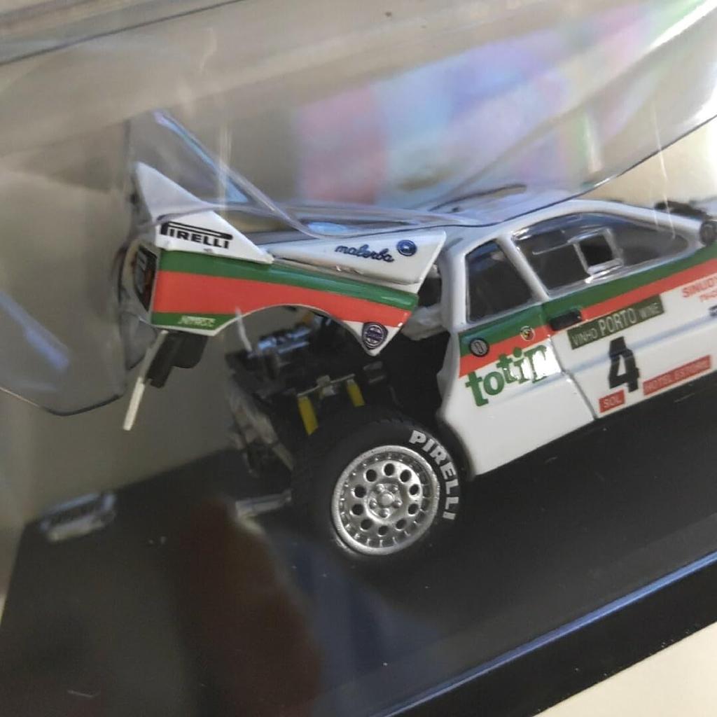 scale miniature car Lancia Rally 037 1985 WRC Portugal Totip 1/43