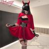 Sexy Slim-Fit Christmas Dress: Devil Role Play Costume