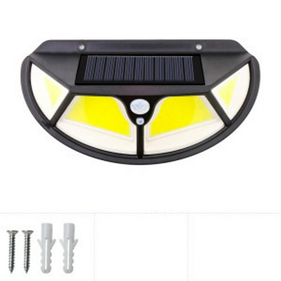 Energy-Saving Waterproof Solar LED Wall Light for Outdoor Gardens with Motion Sensor