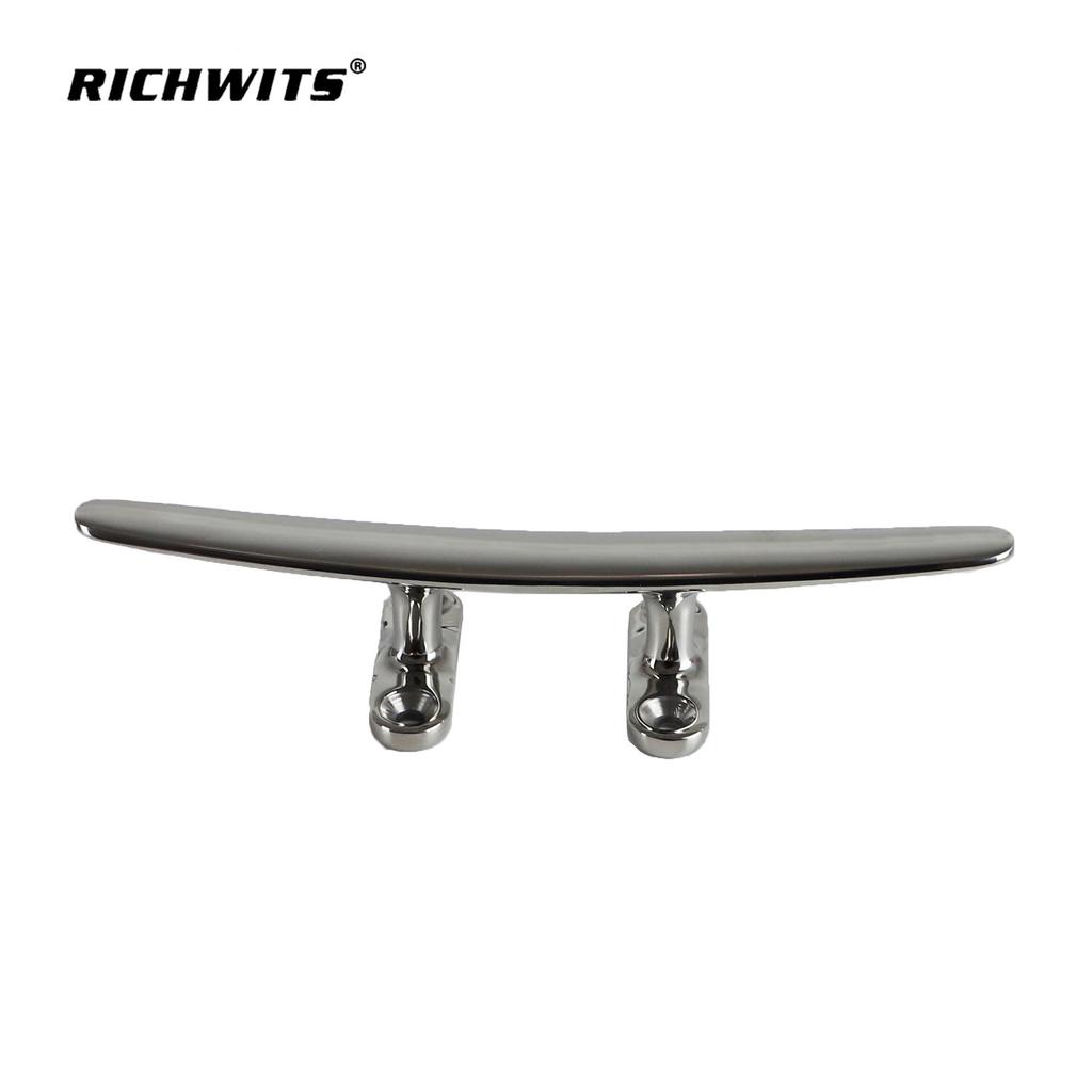 Stainless Steel 316 Yacht Mooring Cleat Heavy-Duty Boat Horn Cleat for Speedboat & Yacht
