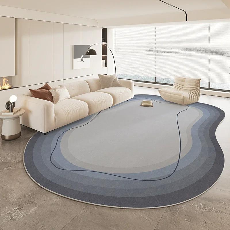 Special Shaped Cream Style French Carpet New Living Room Highend Light  Irregular Carpets Waterproof Nonslip Home Rug