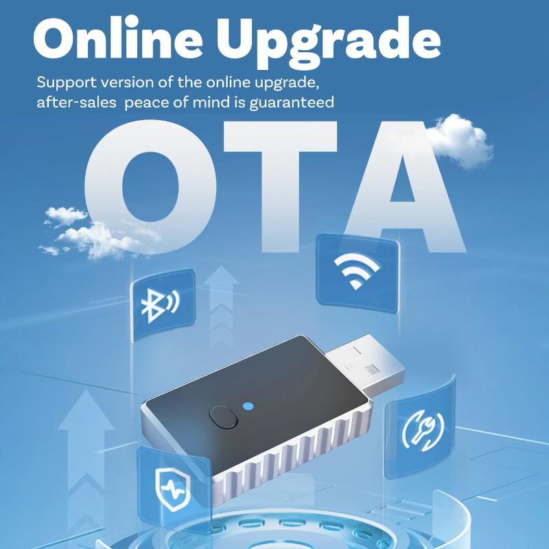 Multi-purpose CarPlay Adapter, Wired to Wireless CarPlay Converter, Car-to-phone Connectivity Converter