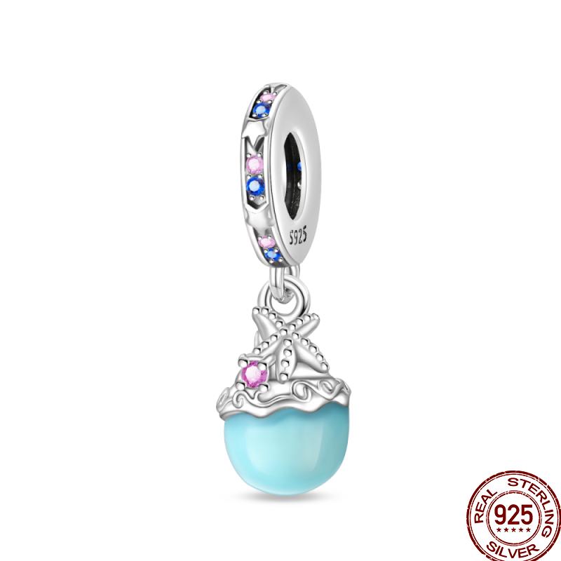 100% Copper Beach Sand Crab Beach Ocean Holiday Jewelry Beads Suitable Fit Original Bracelet Diy Holiday Jewelry