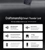 Thunder King CR-622 Bluetooth Rechargeable Folding Megaphone with Recording Alarm.