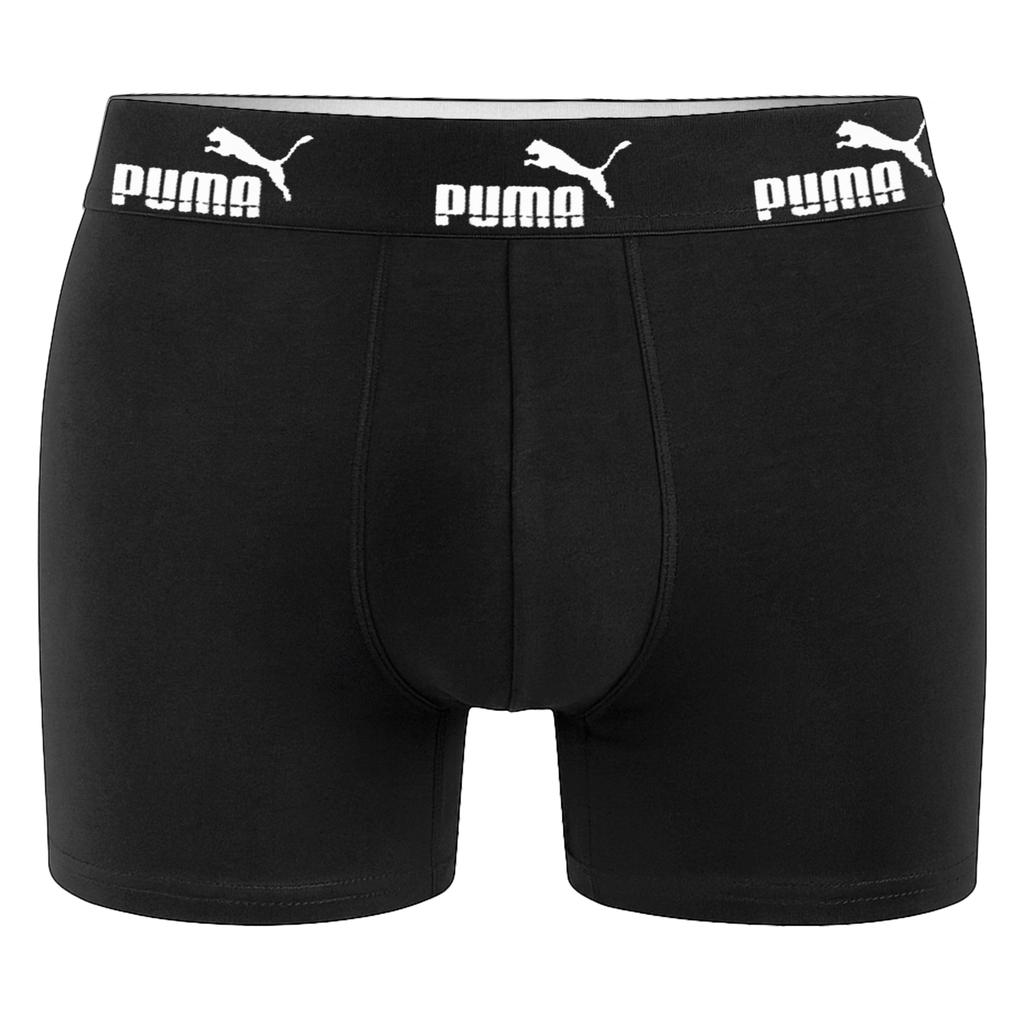 Puma Bokserki Męskie Tripple Black Bawełna 3 Pak Rozmiar