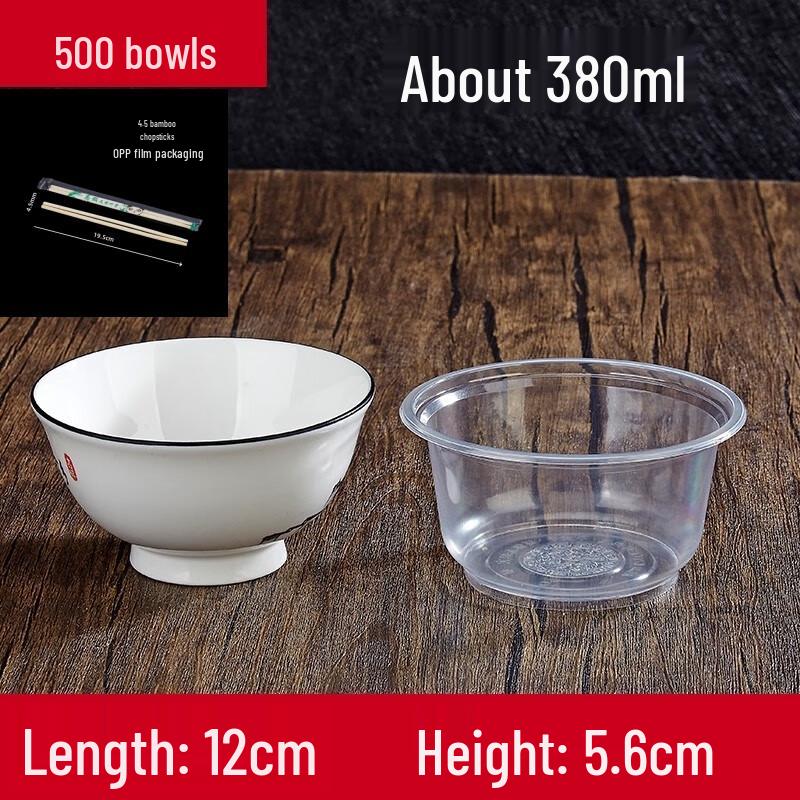 Disposable Bowl and Chopstick Set