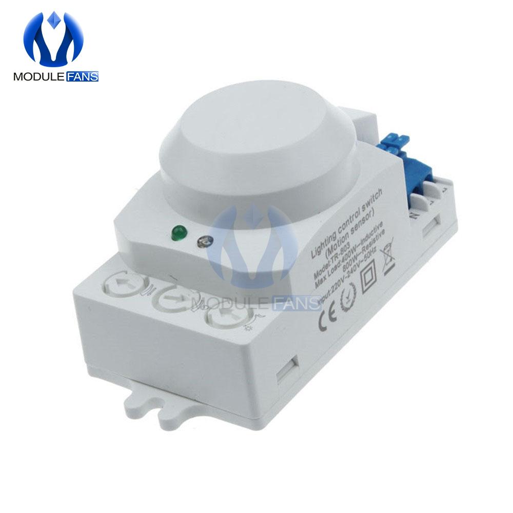 AC 220V 5.8GHz Microwave Movement Motion Detector Sensor Switch For Light Hottest Micro Wave Module