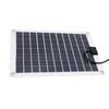 Solar Panel 16.5x10.6in Rich Connectors 50W Stable Transmission Solar Battery Charger for Laptop