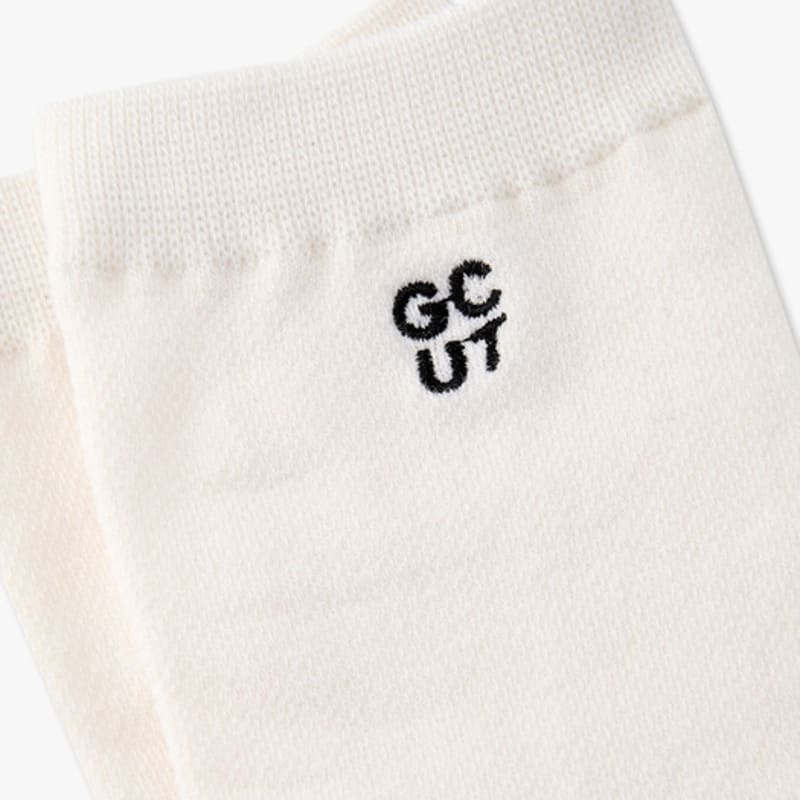 GCUT Honeycomb Collar Socks_Ivory 7215284202