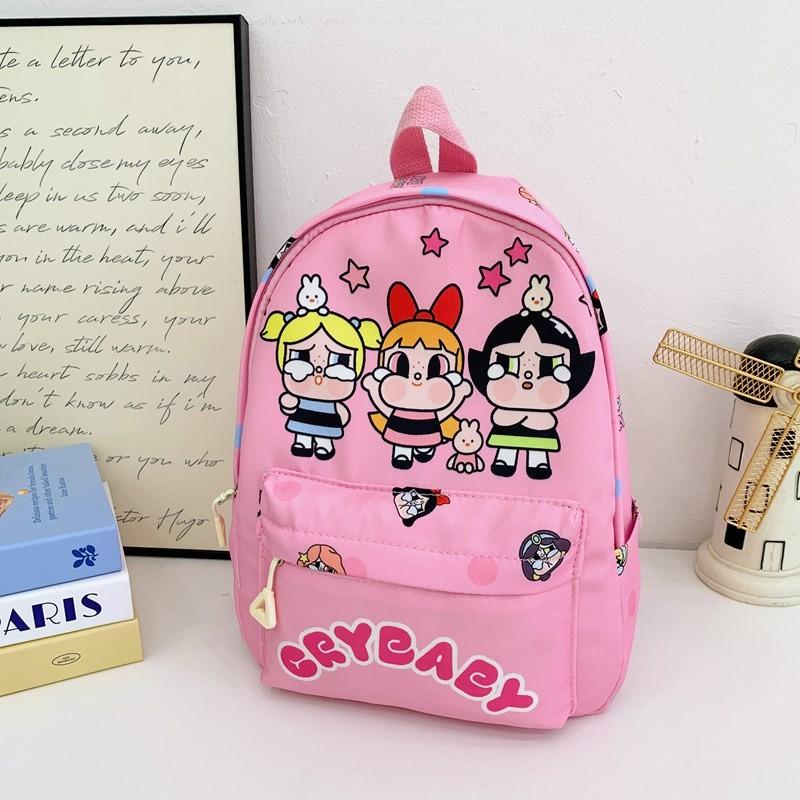 Cute Crybaby Rabbit Girl Cartoon Printed Children Backpack For Preschool