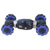 RC Stunt Car Strong Power Funny 1200MAH with Lights Music Rotating RC Crawler for Gift Blue