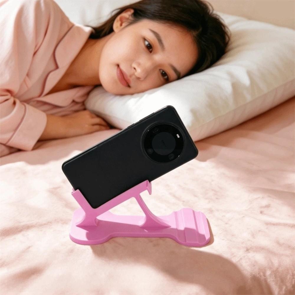 Non-Slip Side-lying Phone Holder Hands-Free Cellphone Stand Mount Lazy Phone Stand  For Lying Down