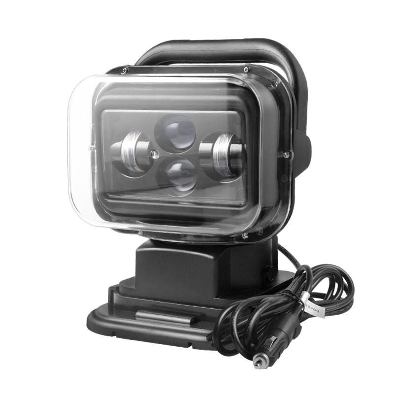 Jujingyang 12V Rechargeable LED Off-Road & Marine Remote Control Magnetic Spotlight