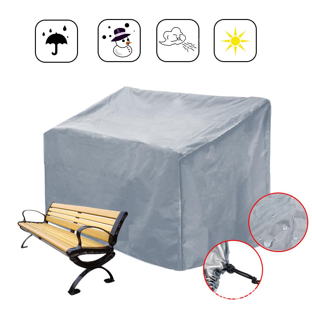 Outdoor Garden Bench Cover Waterproof Chair Cover Furniture Snow Rain Cover Dust Table Proof Protector Sofa Chair W0I0