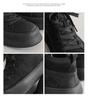 Men's Japanese Velvet High-Top Sneakers: 2023 Autumn/Winter Genuine Leather, Thick-Soled, Wear-Resistant Martin Boots for Outdoor Casual Wear.