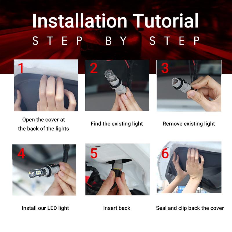 2PC 27LED Car Reverse Light Bulb Flash & Non Flash T15/W16W T20/7440 1156/P21W (Strobe 3 Times + Constant)