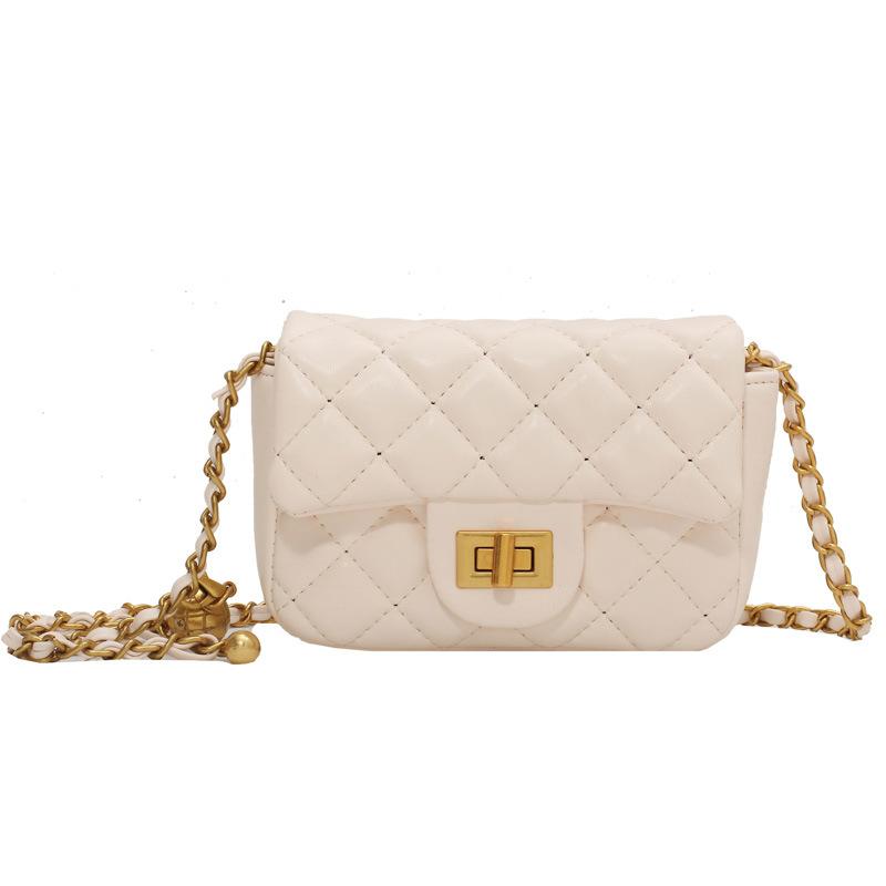 

Маленькая сумка женская новая универсальная цепочка сумка-мессенджер модная на плечо маленькая квадратная сумка белый