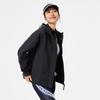Li-Ning Water-Resistant Solid Color Zip-Up Hooded Comfortable Breathable Sports Jacket Women Jacket Black AFDU562-4