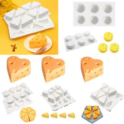 Various Cheese Chocolate Silicone Cake Mold Cheese Mousse Jelly Baking Mold Dessert Baking Pan Decoration Pastry Silicone Mold