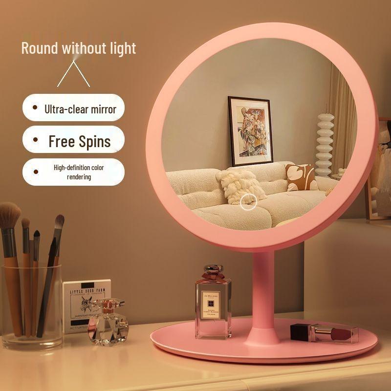 Tabletop LED Makeup Mirror: High-Definition, Compact Mirror for Dressing Table