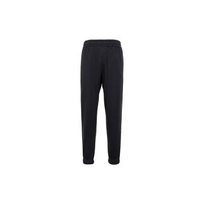 Solid Color Casual Training Mid-Rise Knitted Sports Pants Men Bottoms Black 1387977-001