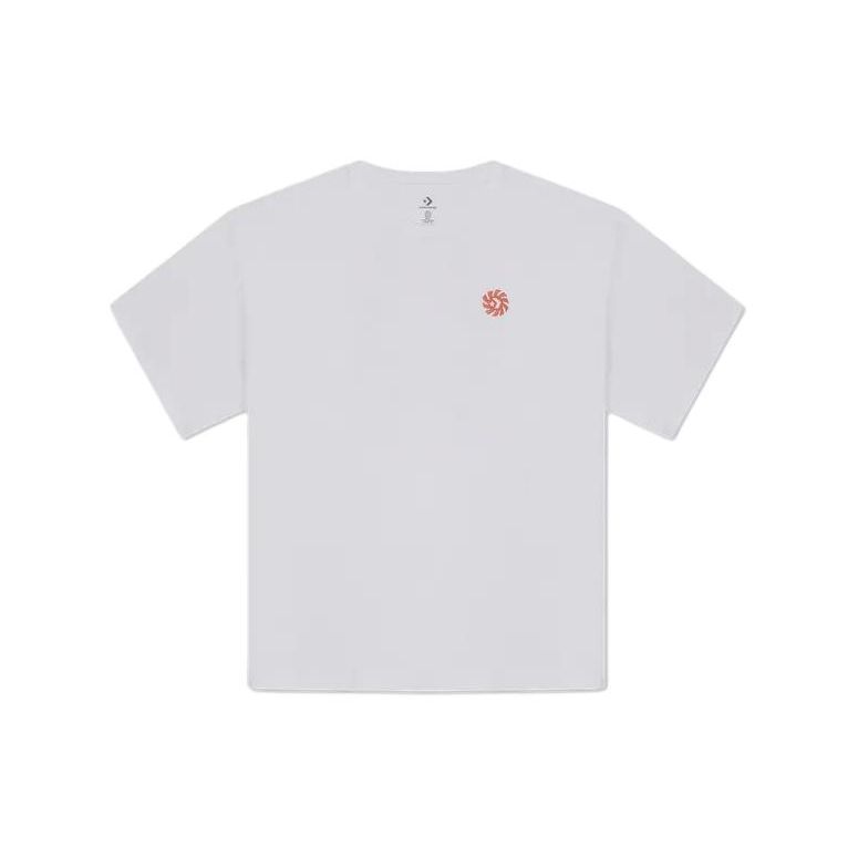 

Converse Summer Fun Series SS24 Beach Party Comfortable Loose-Fit Printed Round-Neck Short-Sleeve T-Shirt Men Tops White 10026424-A03