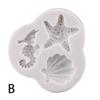 Sea Animal Mold Diy Seahorse Sea Star Shell Silicone Mold Cake Decoration