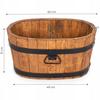 Wooden flowerpot 60X37XH31 flower stand K. OAK