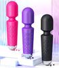 TradeWind Electric massager massager shiatsu body care 20 vibration modes 8 speeds Cordless USB charging Quiet design (pink)