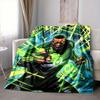 1pc Green Lantern Blanket Polyester Fiber, All Season Comfort for Sofa, Bed, Office, Car, Camping Ideal Home Decor & Gift, Office Comfort